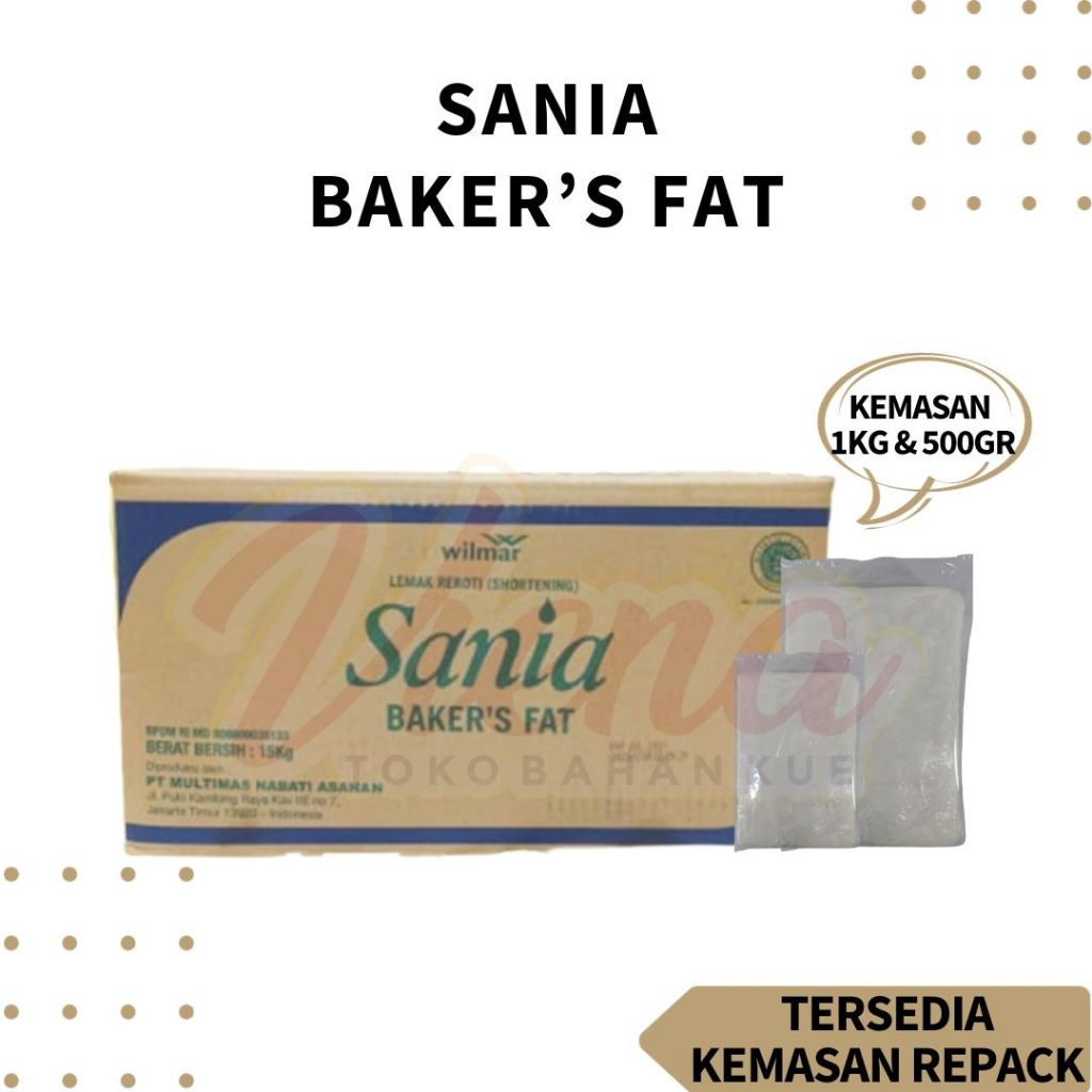 

Sania Bakers Fat / Margarin Putih Sania REPACK 1kg
