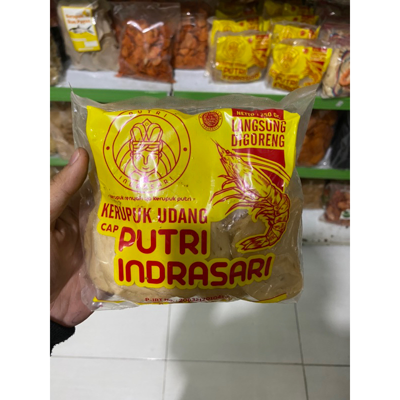 

Promo‼️ KERUPUK UDANG CAP PUTRI INDRASARI 250gr