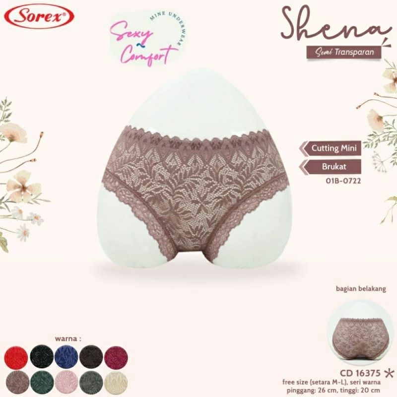 Celana Dalam Sorex Renda 16375 Celana Dalam Wanita Renda