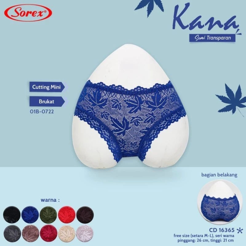 Celana Dalam Sorex Renda 16365 Celana Dalam Wanita Sorex Renda