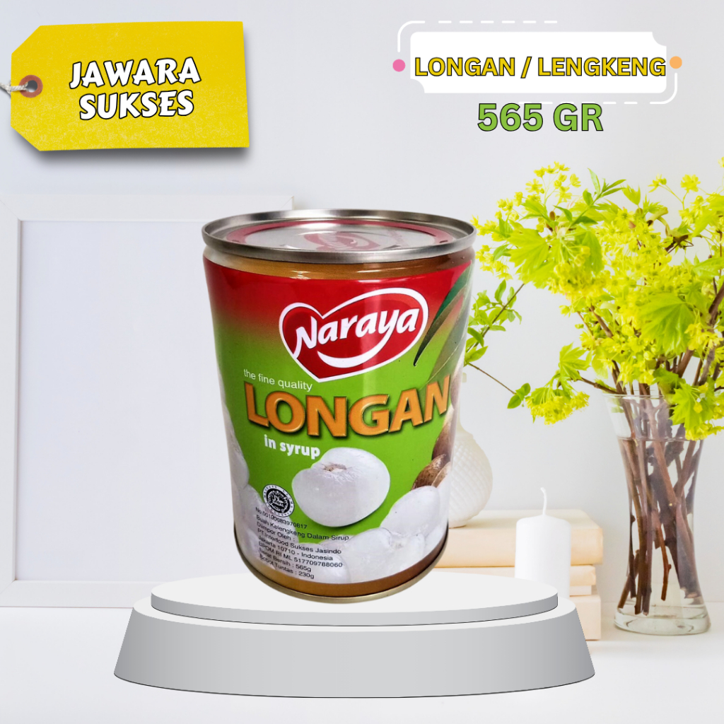 

Naraya Longan 565gr | Longan In Syrup 565gram | Buah Kelengkeng Dalam Kaleng | Naraya Lengkeng