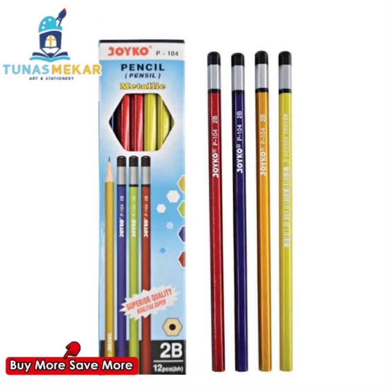 

Pensil Joyko P -104 2B 1BOX 12PCS