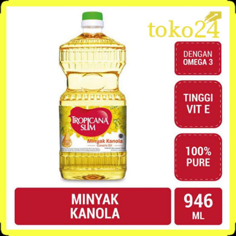 

Tropicana Slim Canola Oil 946 ml