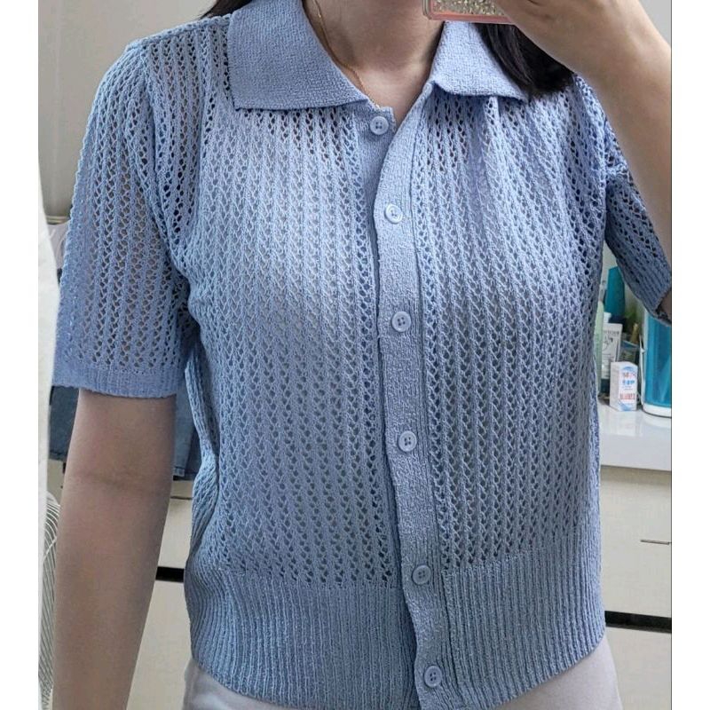 READY SPAO KOREAN BRANDED BRAND KEMEJA RAJUT