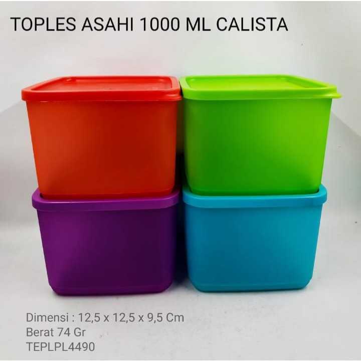 toples plastik calista asahi ukuran 1000 ml / premium sealware 1000 ml