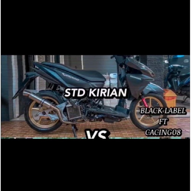 Leher Vario 150 125 Led New Old Kolong 38mm 50mm Laser Nama Knalpot Racing