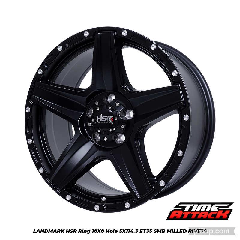 Velg Mobil Grand Vitara R18 HSR WHEEL Tipe LANDMARK Ring 18 - TIME ATTACK BOGOR