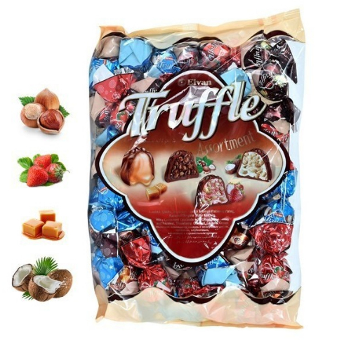 

Coklat Turki Arab Elvan Truffle MIX 1 Kg Oleh Oleh Haji Umroh 1000GR