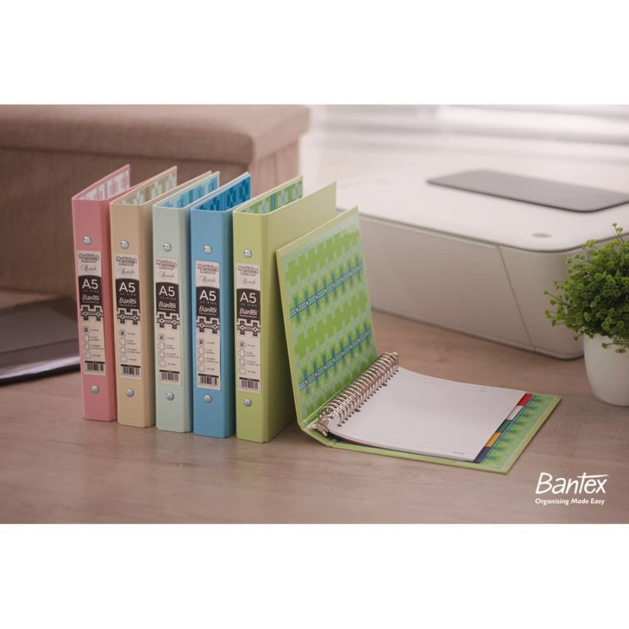 

Bantex 1334 A5 Multiring Binder - Batik Series