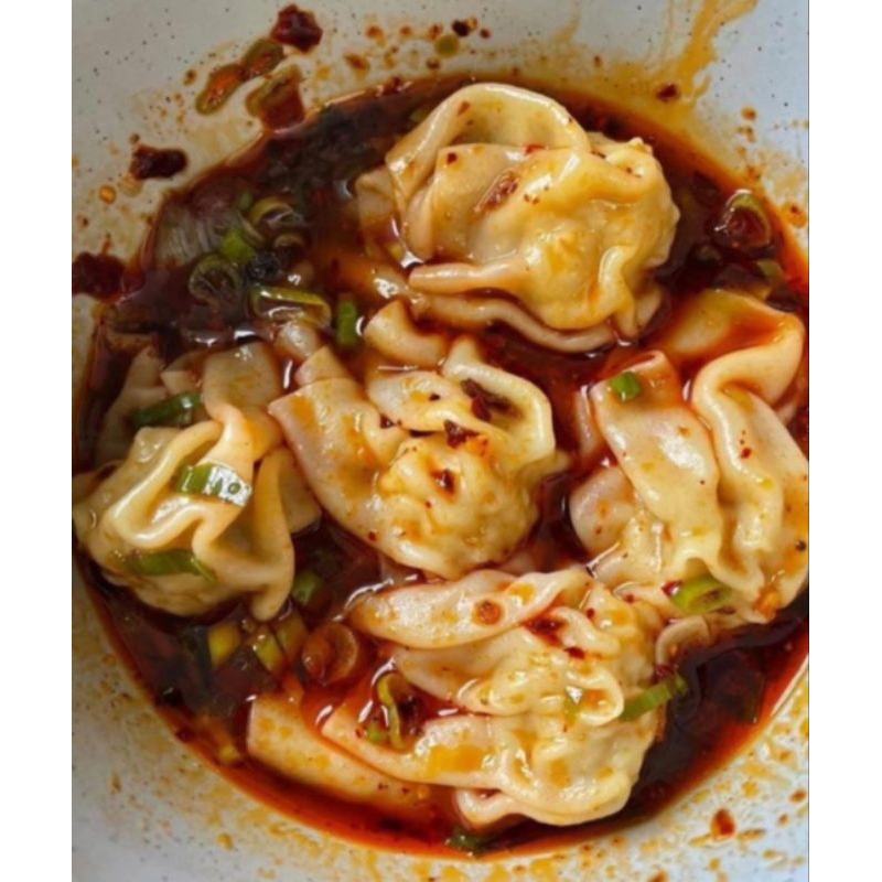 

pangsit chili oil