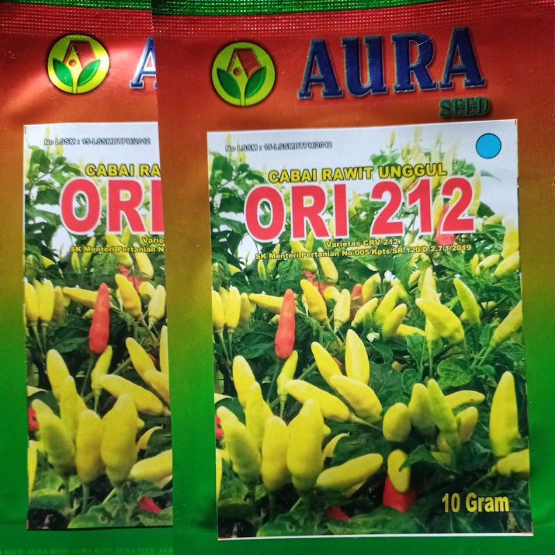 Bibit Benih Cabe Rawit Ori 212 (10 Butir)