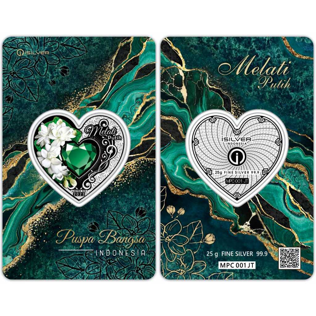 ISILVER PUSPA INDONESIA MELATI PUTIH COLOR LIMITED 500PCS / ISILVER MELATI 25 GRAM