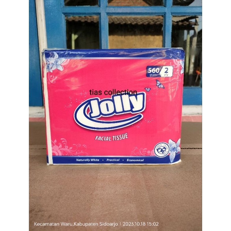 Jolly Facial Tissue Tisu 560gram