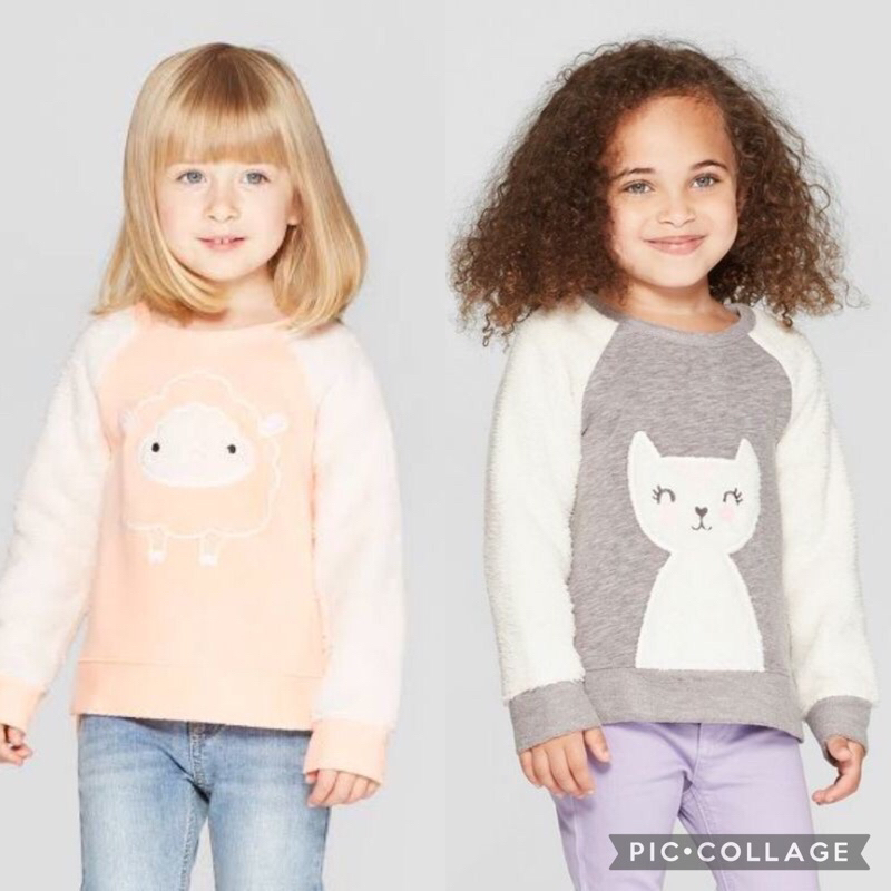 Cat & Jack Girls Sweatshirt / catnjack sweater / sweater anak cat n jack