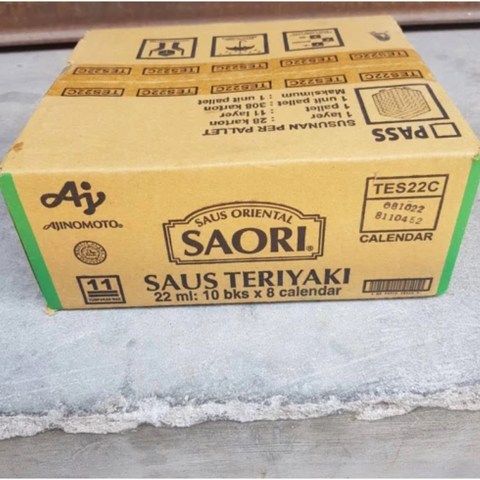 

Saori Saus Teriyaki Sachet 22ml Dus (10bks x 12renceng)