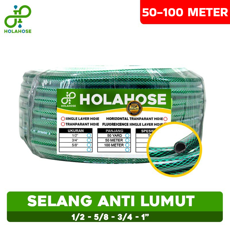Selang Air Taman / Selang Air Anti Lumut / Selang Air Tebal / Selang Air 1/2 5/8 3/4 / Selang Air 50