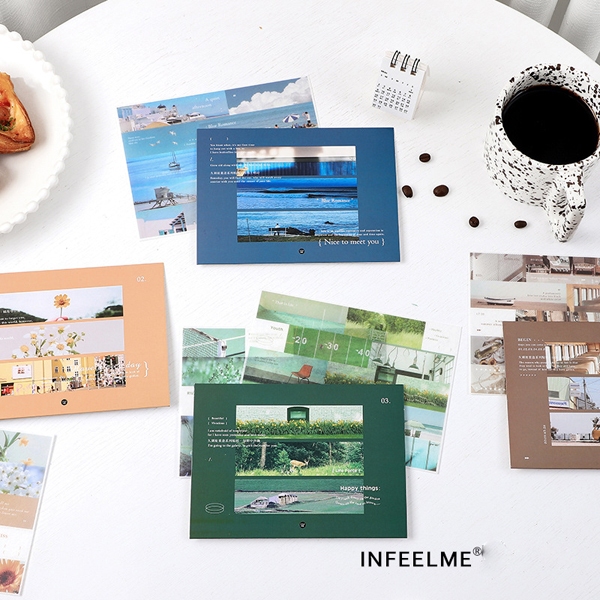 

Sticker reunion series deco stiker aesthetic nature scenery aesthetic HB1346