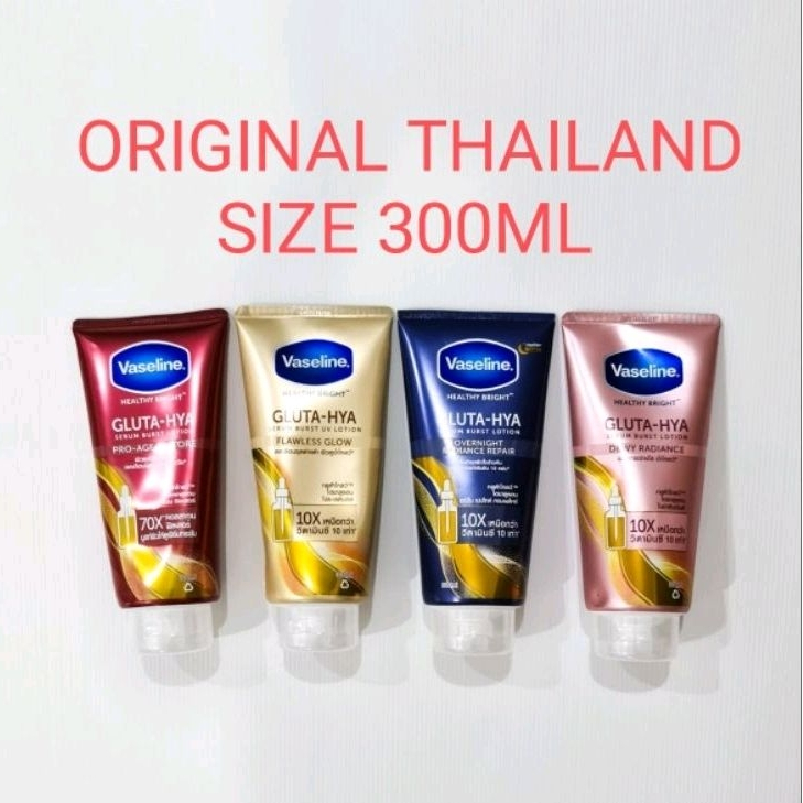 READY STOK Vaseline Gluta Hya Hand Body Lotion Pemutih Kulit