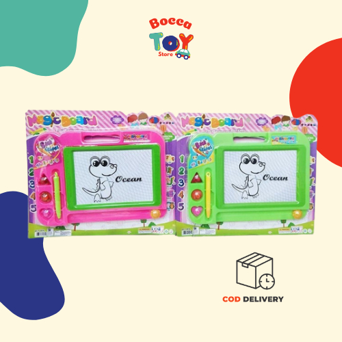 

《BOCCA》 Mainan Anak Papan Tulis Magnet Papan Tulis Hapus Magnetic Drawing Board Mainan Anak Edukasi Papan Tulis