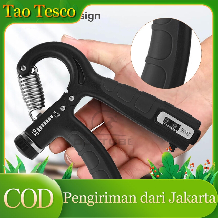 Alat Olahraga Tangan / Alat Olah Raga Latih Otot Jari Tangan Adjustable Hand grip / Alat Latihan Oto