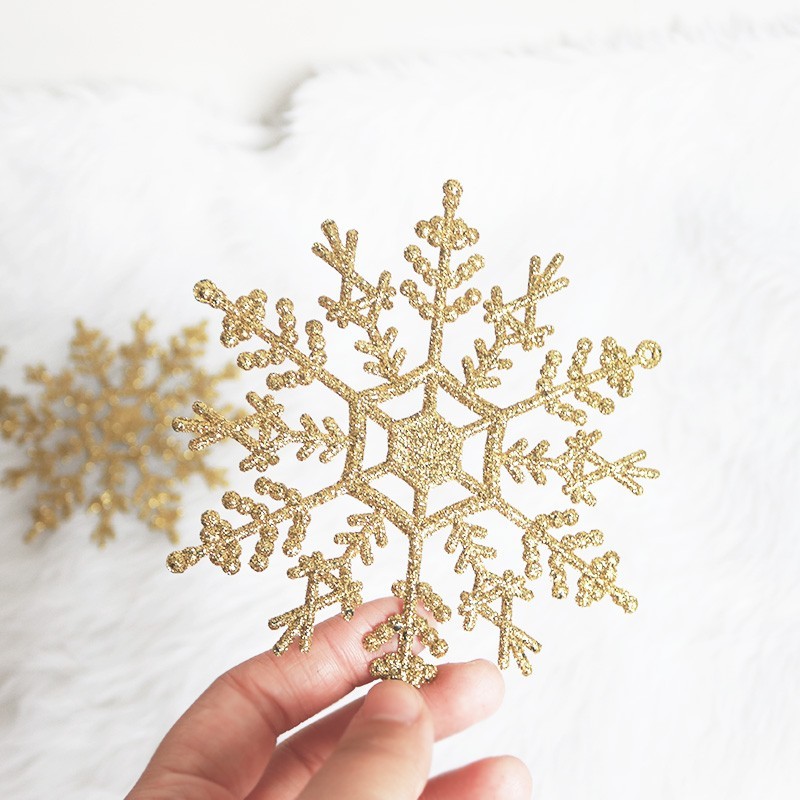 Gantungan Snowflake natal isi 3pcs Gantungan Christmas Gantungan salju natal