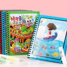 

MAGIC WATER BOOK WATER DRAWING BUKU MEWARNAI ANAK MAGIC PENA AIR BEST SELLER