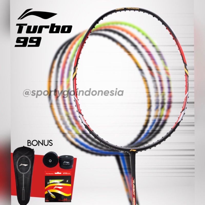 RAKET BADMINTON LINING TURBO 99 | RAKET LINING TURBO 99