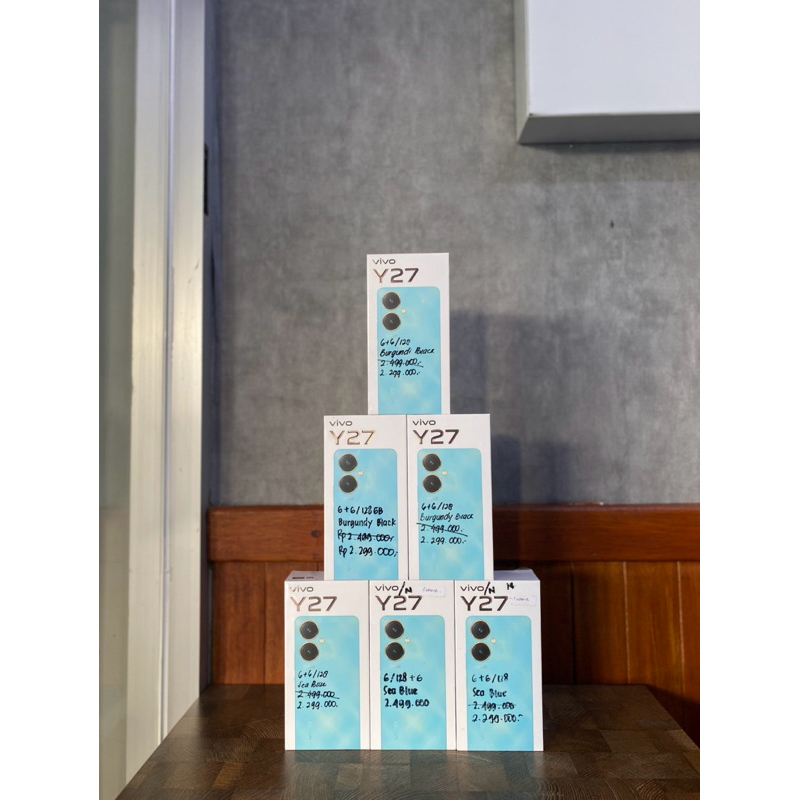 Vivo Y27 6+6/128 GB Kamera 50 MP Layar 6.64FHD Batrai 5000 Mah