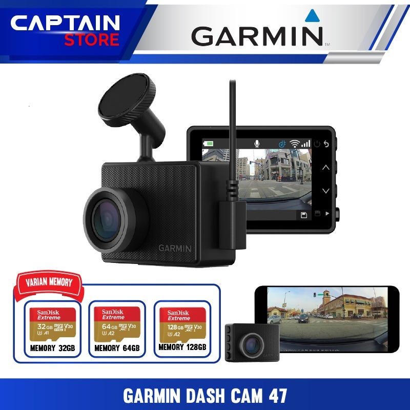 Garmin Dash Cam 47 - Dashcam Mobil Garmin Dash Cam 47