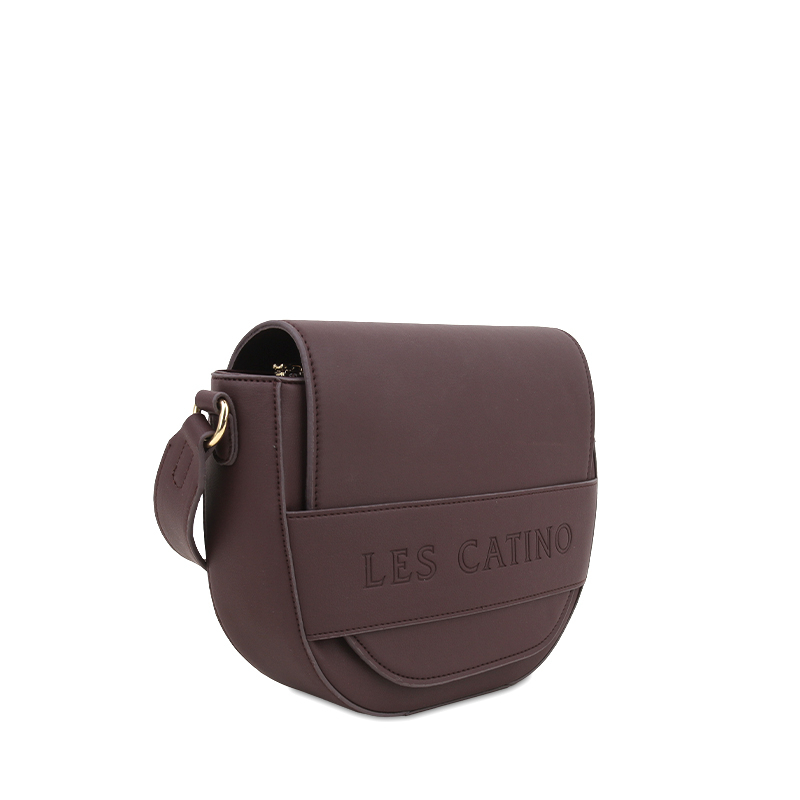 Tas Selempang Les Catino Tokyo Tomoko Flap Saddle DARL BROWN