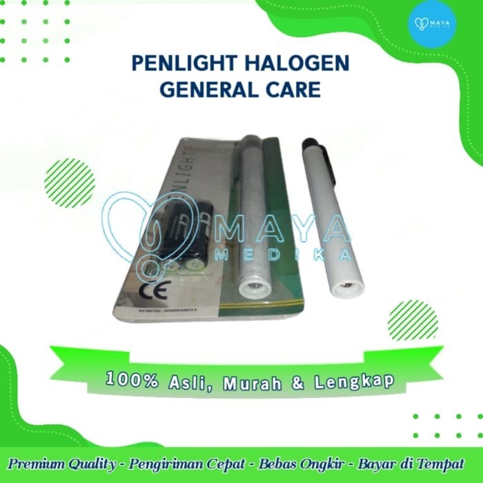 Penlight Halogen General Care Cahaya kuning