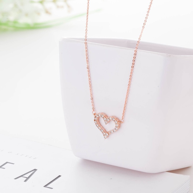 Kalung wanita Gold Plated emas, kalung korea/ perhiasan wanita