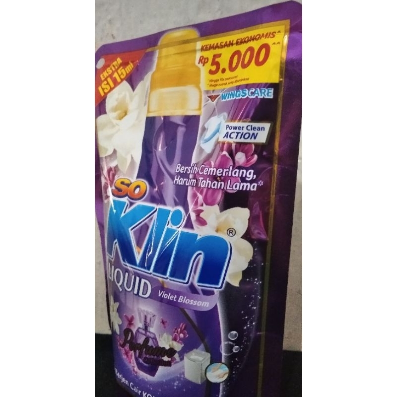 deterjen cair so klin cair violet blossom