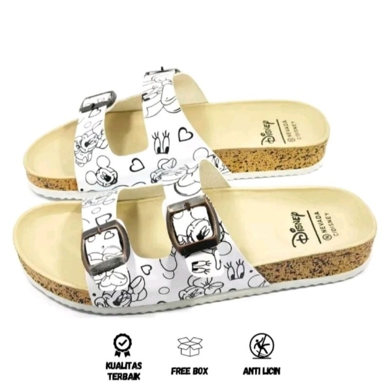 Sandal Wanita Kekinian Sandal Flat Shoes Wanita