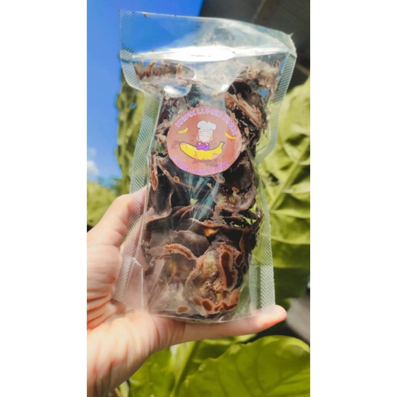 

kripik pisang coklat lumer