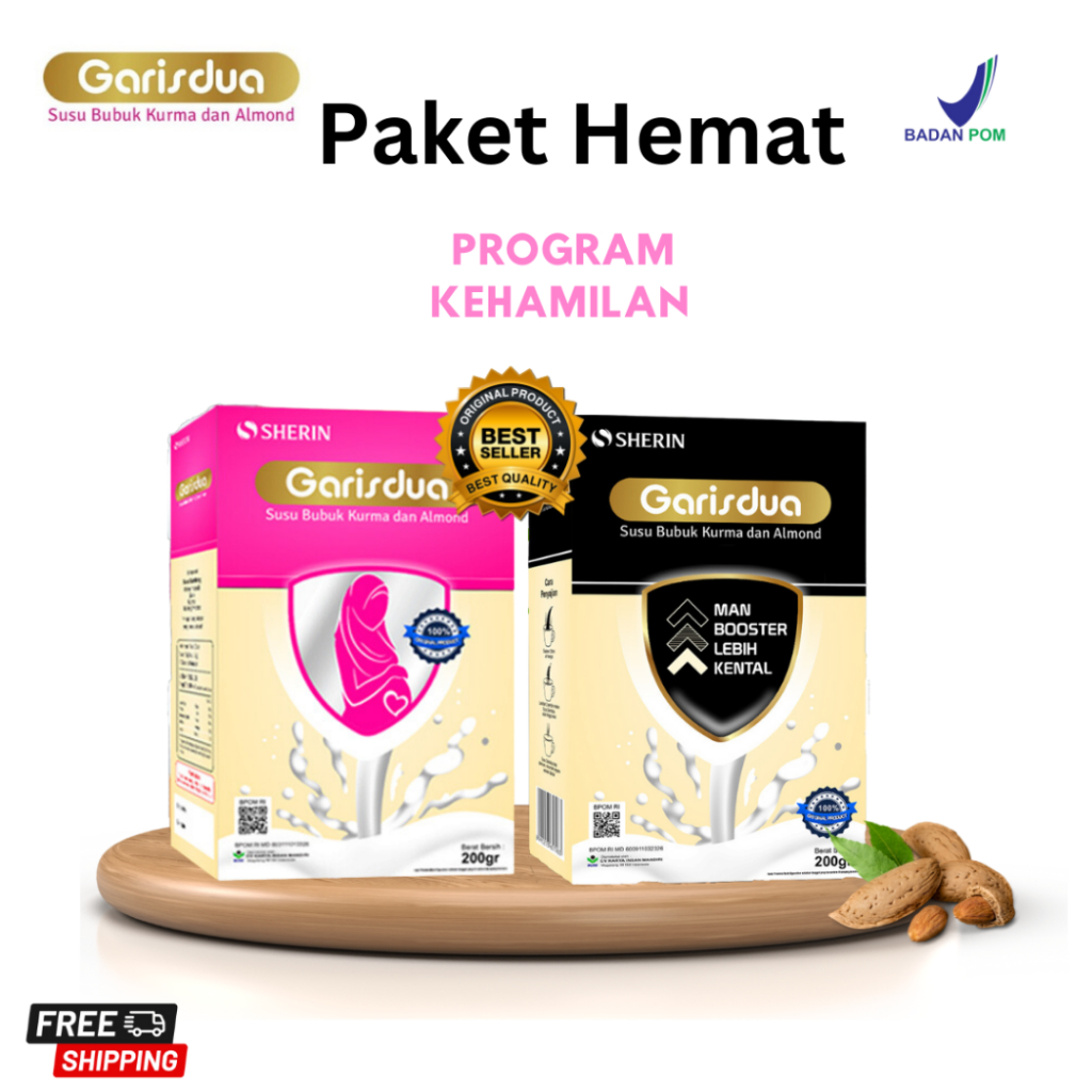 

PAKET Hemat Susu Garis Dua - Susu Promil Cepat Hamil - Susu Etawa - Susu Pria Wanita - Susu Program hamil