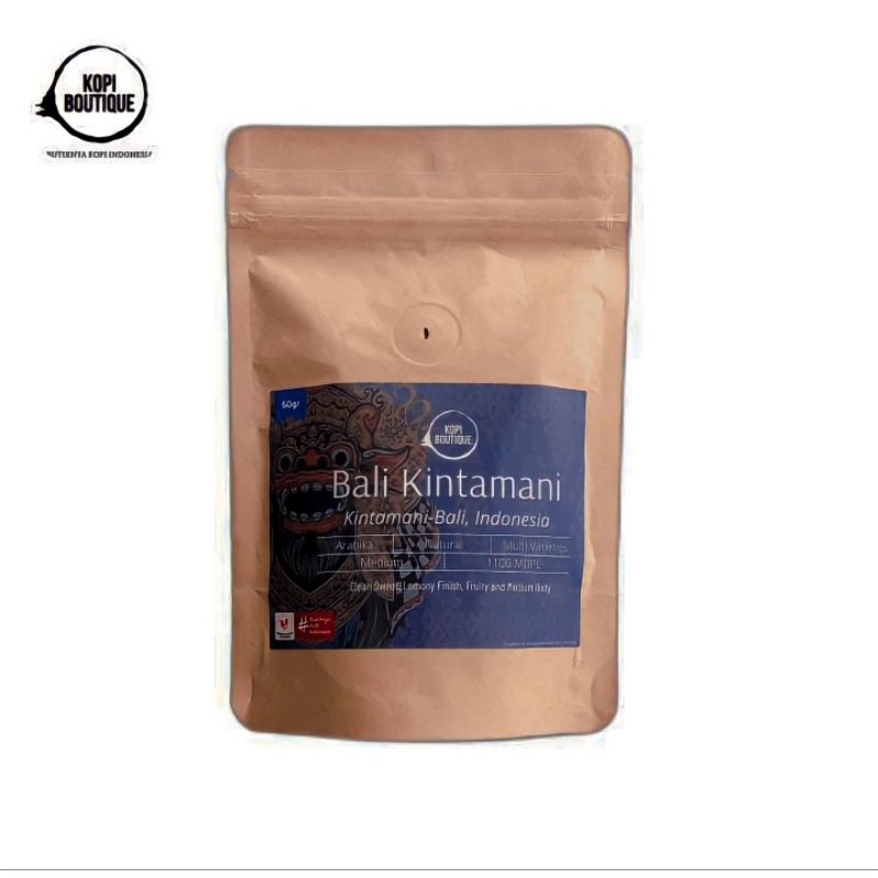 

Kopi Arabica Bali Kintamani Natural 50gr