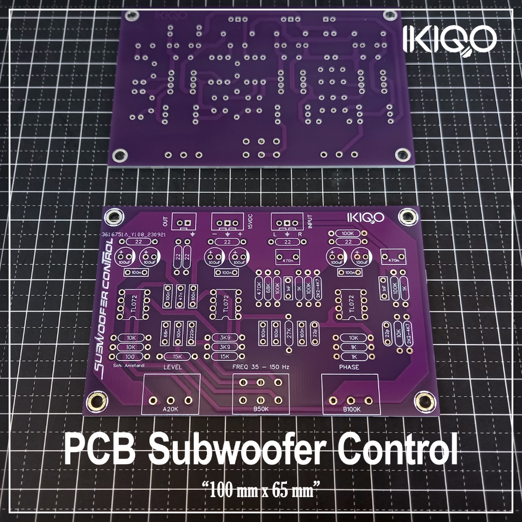 PCB Subwoofer Filter Controller Double Layer