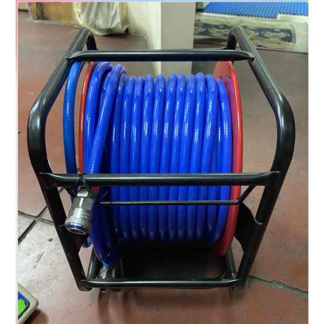 

Hose Crank 40m Mr Flex / Hand Crank Hose Reel Gulungan PU benang Diskon