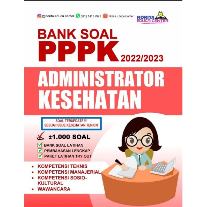 BUKU BANK SOAL PPPK ADMINISTRATOR KESEHATAN 2023 2024