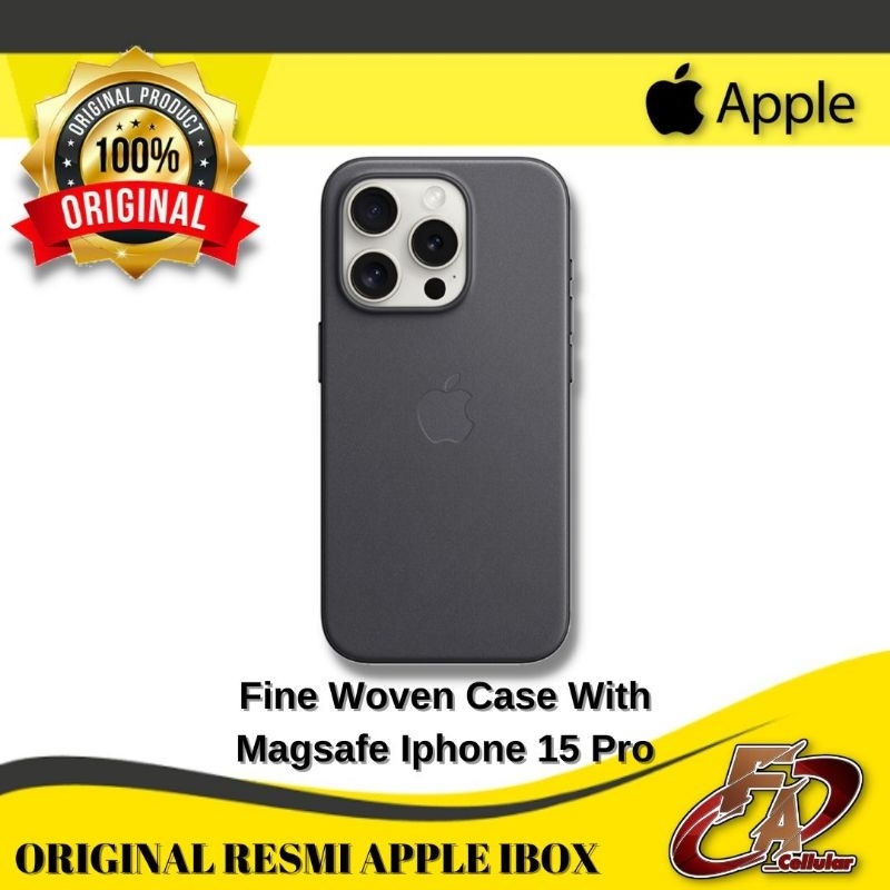 Fine Woven Case Apple Iphone 15 Pro - Original Resmi Ibox