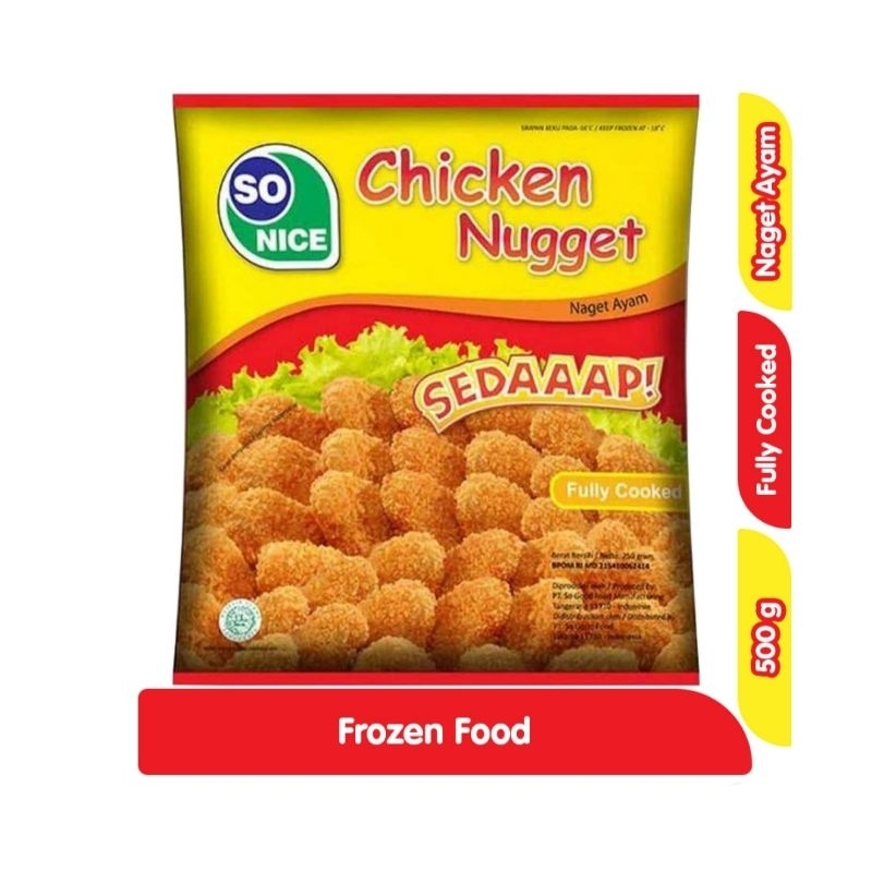 

SO NICE Chicken Nugget Sedaaap! 500 g