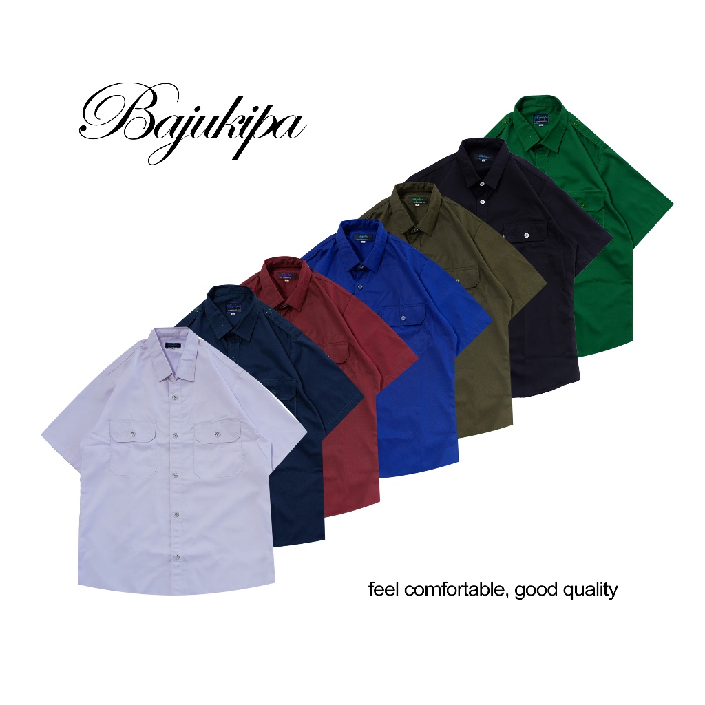 Bajukipa Kemeja Lapangan Outdoor Workshirt  PDH PDL big size up to 5XL