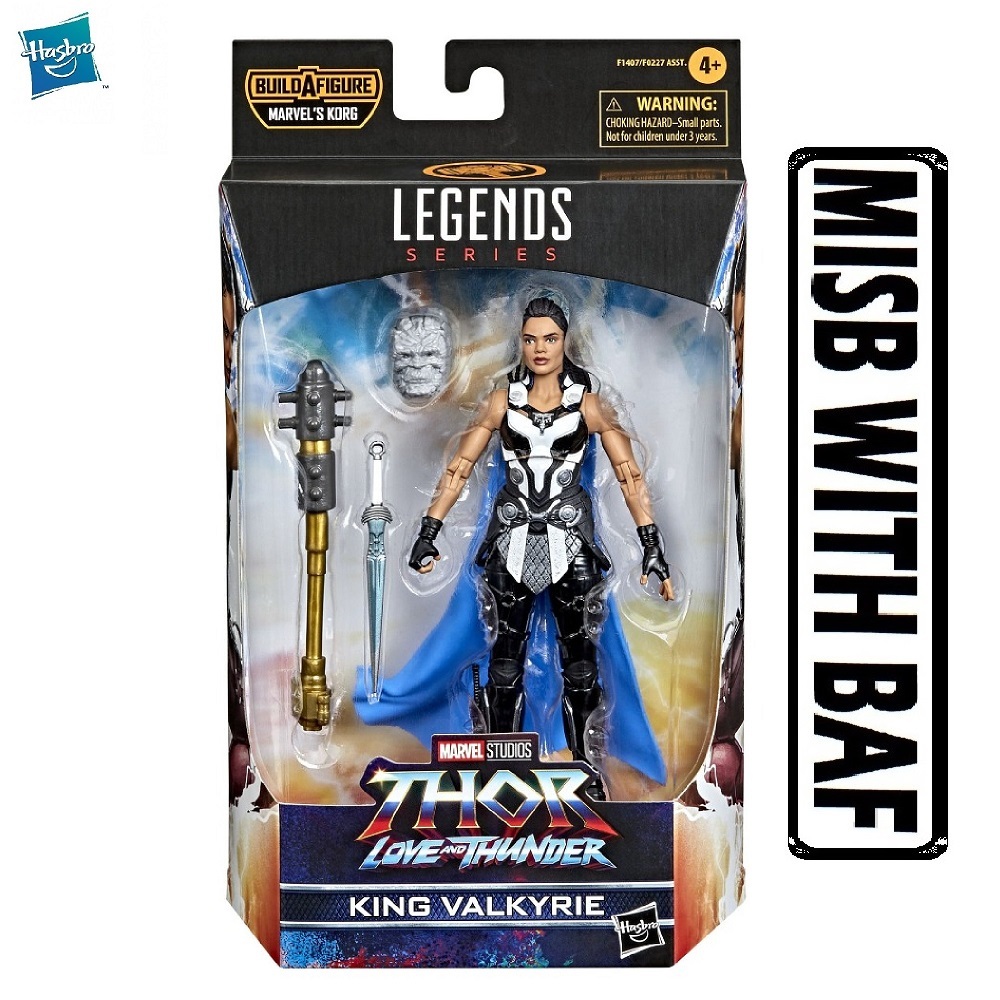 MARVEL Legends Series THOR Love and Thunder Wave King Valkyrie Figure BAF Korg