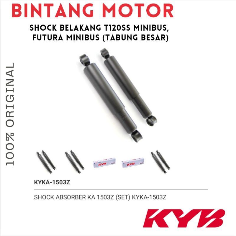 Shock Belakang T120 SS (minibus), Futura (Minibus) ori KAYABA Premium