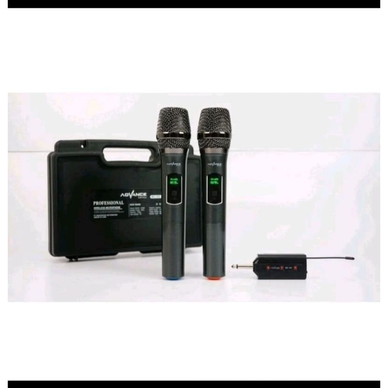 Advance MIC-202 Profesional 2 Mic Wireless Microphone Karoke