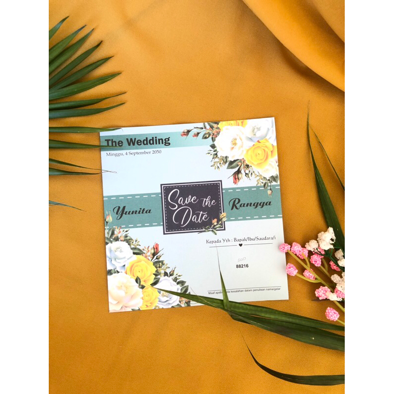 Undangan Pernikahan Murah & Cantik - Erba Kode 88216