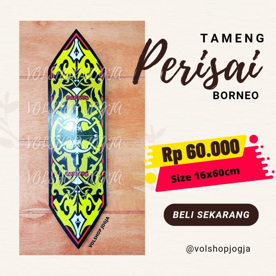PERISAI TAMENG  PAPUA -ACCESSORIES ADAT PAPUA/DAYAK TAMENG SUKU BORNEO KARNAVAL ANAK DEWASA KOSTUM