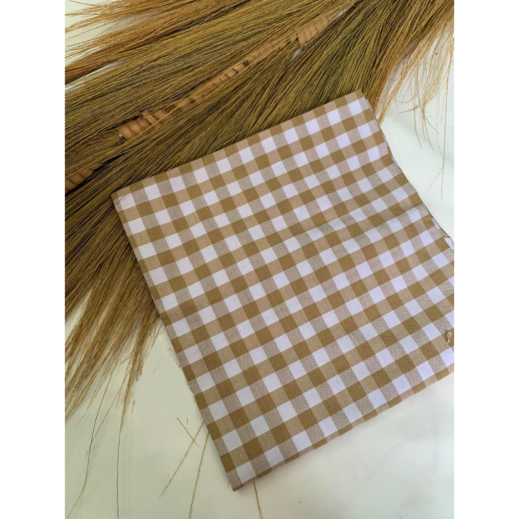 KAIN PIKNIK KOTAK COKSU 300 x 50 / KAIN PIKNIK / KAIN BTS / KAIN KOTAK AESTHETIC / KAIN BAHAN / TIKA