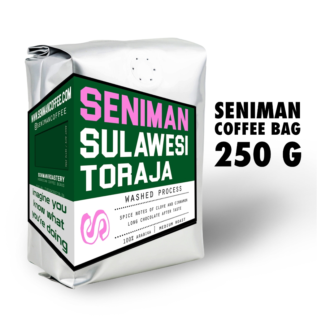 

Seniman Coffee / Indonesian Coffee Beans Sulawesi Toraja Semi Washed 250 gram